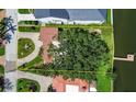Property includes mature trees and waterfront access with dock at 1238 Monterey Ne Blvd, St Petersburg, FL 33704