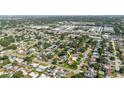 Discover this lovely neighborhood with mature trees from an appealing aerial perspective at 6573 20Th N St, St Petersburg, FL 33702