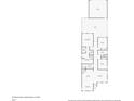 Detailed floorplan showcasing the layout of the home's bedrooms, bathrooms, kitchen, and living areas at 610 Winterside Dr, Apollo Beach, FL 33572