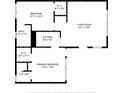 Detailed floor plan showcasing layout of the home including bedroom, kitchen, living room and bathrooms at 250 Rosery Nw Rd # 270, Largo, FL 33770
