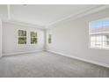 Spacious bedroom with large windows and neutral colored carpet at 5116 Wildwind Dr, Apollo Beach, FL 33572