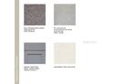 Selection of carpet, tile, cabinet and quartz options available for this home at 13576 Tropical Breeze Way, Hudson, FL 34669