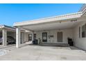 Attached carport offering covered parking and direct access to the home at 4039 La Pasida Ln, New Port Richey, FL 34655