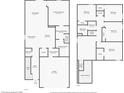 Detailed floor plan showcasing the layout of this home, including living spaces, bedrooms, and bathrooms at 71 Rose Bud Ln, Spring Hill, FL 34609
