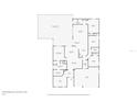 Detailed floorplan showcasing the layout of the house, including room dimensions and overall structure at 10709 Rockledge View Dr, Riverview, FL 33579
