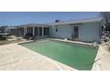 Backyard pool with patio and a partial view of the home's exterior at 7832 3Rd S Ave, St Petersburg, FL 33707
