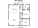 Detailed floor plan showcasing the layout with labeled rooms and dimensions for a comprehensive view at 13341 Hexam Rd, Weeki Wachee, FL 34613