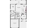 First floor plan featuring a primary suite, two car garage, an open floor plan, and a lanai at 714 Sky Shade Dr, Apollo Beach, FL 33572
