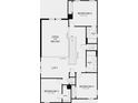 Layout of the second floor with bedrooms, bathrooms, loft, and open to below space at 727 Steel Dr, Apollo Beach, FL 33572