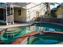 Inviting backyard pool featuring a spa and relaxing outdoor space at 1204 Rinkfield Pl, Brandon, FL 33511