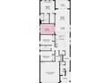 Layout of the new home featuring three bedrooms, a study, and an open-concept living area at 721 Steel Dr, Apollo Beach, FL 33572