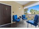 Relaxing front porch with outdoor furniture and a view of the community at 10764 70Th Ave # 3206, Seminole, FL 33772