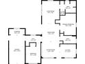 Detailed floorplan showcasing the layout of the home, including the kitchen, bedrooms, and living spaces at 2271 Carolyn Dr, Dunedin, FL 34698
