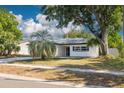 Lovely single-story home with mature trees, lush landscaping, and charming curb appeal at 2436 Beacon Groves Blvd, Palm Harbor, FL 34683