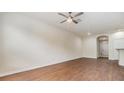 Bright living room featuring new floors, neutral walls, and recessed lighting at 3922 Silverlake Way, Wesley Chapel, FL 33544