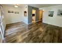 Spacious living room with wood floors and ample natural light at 1921 58Th N Ave # 11, St Petersburg, FL 33714