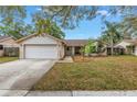 Inviting home showcasing a manicured lawn and classic design elements for comfortable living at 4806 Country Hills Dr, Tampa, FL 33624