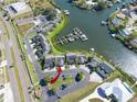 Waterfront condo community with parking, boat docks, on a scenic canal and near a roadway at 644 Yardarm Dr # 22, Apollo Beach, FL 33572