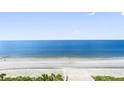 Scenic view of the beach and ocean, offering serene coastal living at 14950 Gulf Blvd # 905, Madeira Beach, FL 33708