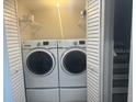 Convenient laundry area with washer and dryer at 6520 Thicket Trl, New Port Richey, FL 34653
