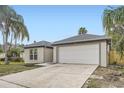 Charming single story home featuring a two car garage, neutral paint, and walkway at 3058 Cara Ct, Palm Harbor, FL 34684