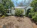 Rear view of home showing yard space at 834 Grand Central St, Clearwater, FL 33756