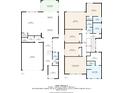 Detailed floor plan showcasing layout of the home's two floors, including room dimensions at 710 W Plymouth St, Tampa, FL 33603