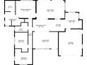 Detailed floor plan showcasing the layout of the home with labeled rooms and dimensions at 4200 49Th S Ave, St Petersburg, FL 33711