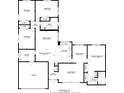 Detailed floorplan showcasing the layout, dimensions, and room arrangements of the home's interior at 13725 Oak Forest N Blvd, Seminole, FL 33776
