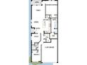 Floor plan showcasing a two-car garage, lanai, owner's retreat, study, and two bathrooms at 2824 Marrakesh Ln, Sarasota, FL 34234