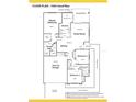 Detailed floor plan featuring a spacious Primary bedroom, kitchen, great room, and a two-car garage at 1605 Send Way, Lutz, FL 33549