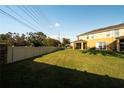 Spacious backyard with lush lawn, privacy fence and a covered patio for outdoor relaxation at 6940 47Th N Way, Pinellas Park, FL 33781