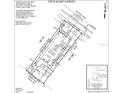The site plan shows property lines, lot dimensions, building footprint and adjacent streets at 29472 Velletri Ln, Wesley Chapel, FL 33543
