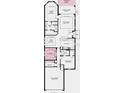 Detailed floorplan showing the layout of the home, including bedrooms, bathrooms, and living spaces at 3869 Consolare Ct, Wesley Chapel, FL 33543