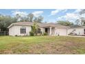 A well-maintained single-story home with a two-car garage, offering a welcoming and comfortable atmosphere at 2816 Soprano Ln, North Port, FL 34286