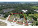 Expansive aerial view of the property highlighting its size, location, and natural surroundings at 13330 Fort King Rd, Dade City, FL 33525