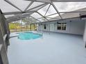 Enjoy this screened-in pool area, perfect for relaxation and outdoor entertaining in privacy at 13551 Banner Rd, Spring Hill, FL 34609