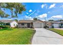 Well-maintained single-Gathering home with a tidy front yard and a driveway leading to the garage at 5435 20Th N Ave, St Petersburg, FL 33710