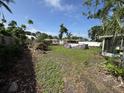 Expansive backyard, perfect for creating your outdoor oasis and adding a pool at 2524 Novus St, Sarasota, FL 34237