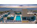 Rooftop pool with lounge area offering a refreshing escape with city and ocean views in a luxury condo building at 1 Beach Se Dr # 2011, St Petersburg, FL 33701
