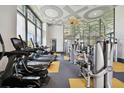 Well-equipped gym with treadmills and weight machines for a complete workout at 6109 Marsh Trail Dr, Odessa, FL 33556