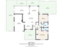 Detailed floor plan showcasing the layout of the 1270 sq ft home, including room dimensions at 10407 Oleander Dr, Port Richey, FL 34668
