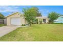 Charming single-story home with a well-maintained lawn and an attached one-car garage at 8524 Winter Haven Dr, Hudson, FL 34667