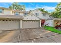 Charming townhome showcasing a well-maintained exterior with an attached garage and landscaped front yard at 3209 Meta Ct, Largo, FL 33771