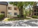 Condo exterior with mature trees and landscaping at 11809 Raintree Lake Ln # A, Tampa, FL 33617
