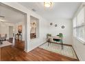 Cozy home office space with wood floors and natural light, perfect for remote work at 1419 30Th N Ave, St Petersburg, FL 33704