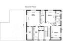 Second floor plan features a Primary suite, two additional bedrooms, laundry, and two bathrooms at 2560 4Th S Ave, St Petersburg, FL 33712