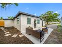 Inviting backyard patio is perfect for relaxing and entertaining guests at 4626 8Th S Ave, St Petersburg, FL 33711