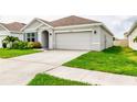 Attractive single-Gathering home with a spacious driveway and a two-car garage, perfect for modern living at 33668 Elm Hill Branch, Wesley Chapel, FL 33545