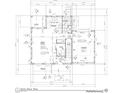 Detailed first floor plan illustrating the layout, including the kitchen, great room, lanai, and garage at 805 Paris S Ave, St Petersburg, FL 33701